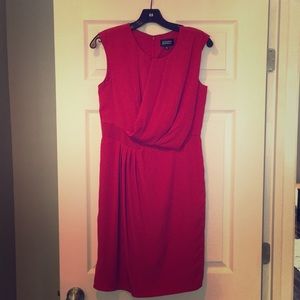 Adrianna Papell size 4 red dress.